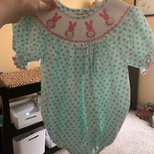 Smocked Bunny Bubble